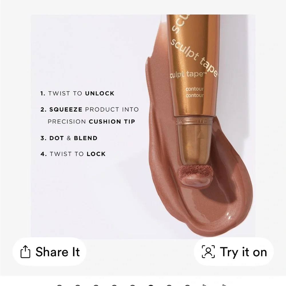 Tarte Sculpt Tape Contour Medium Cool Bronze NIB